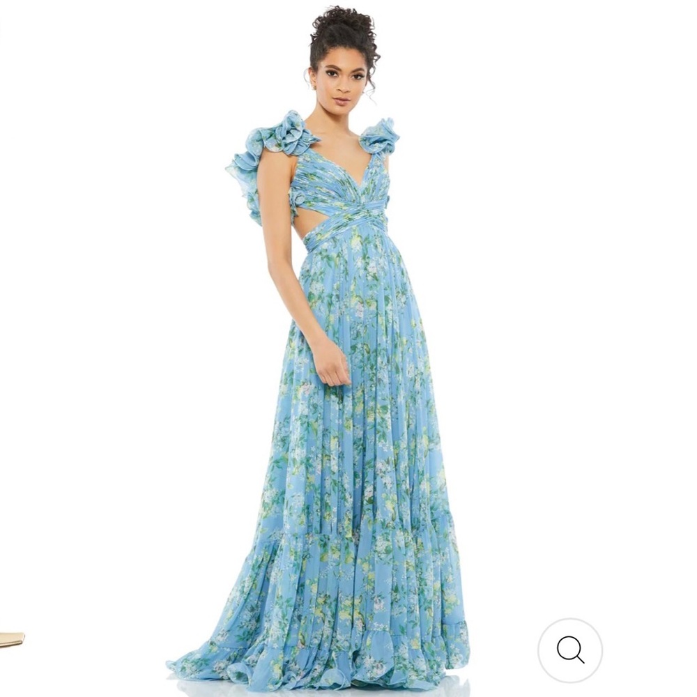Mac Duggal floral gown